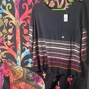 Ann Taylor sweater with buttoned back closing